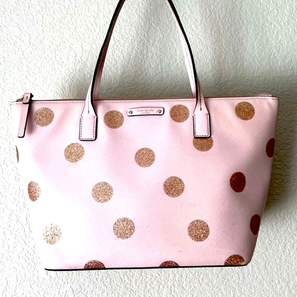 Kate Spade Haven Lane Hani Tote, Pink and Gold